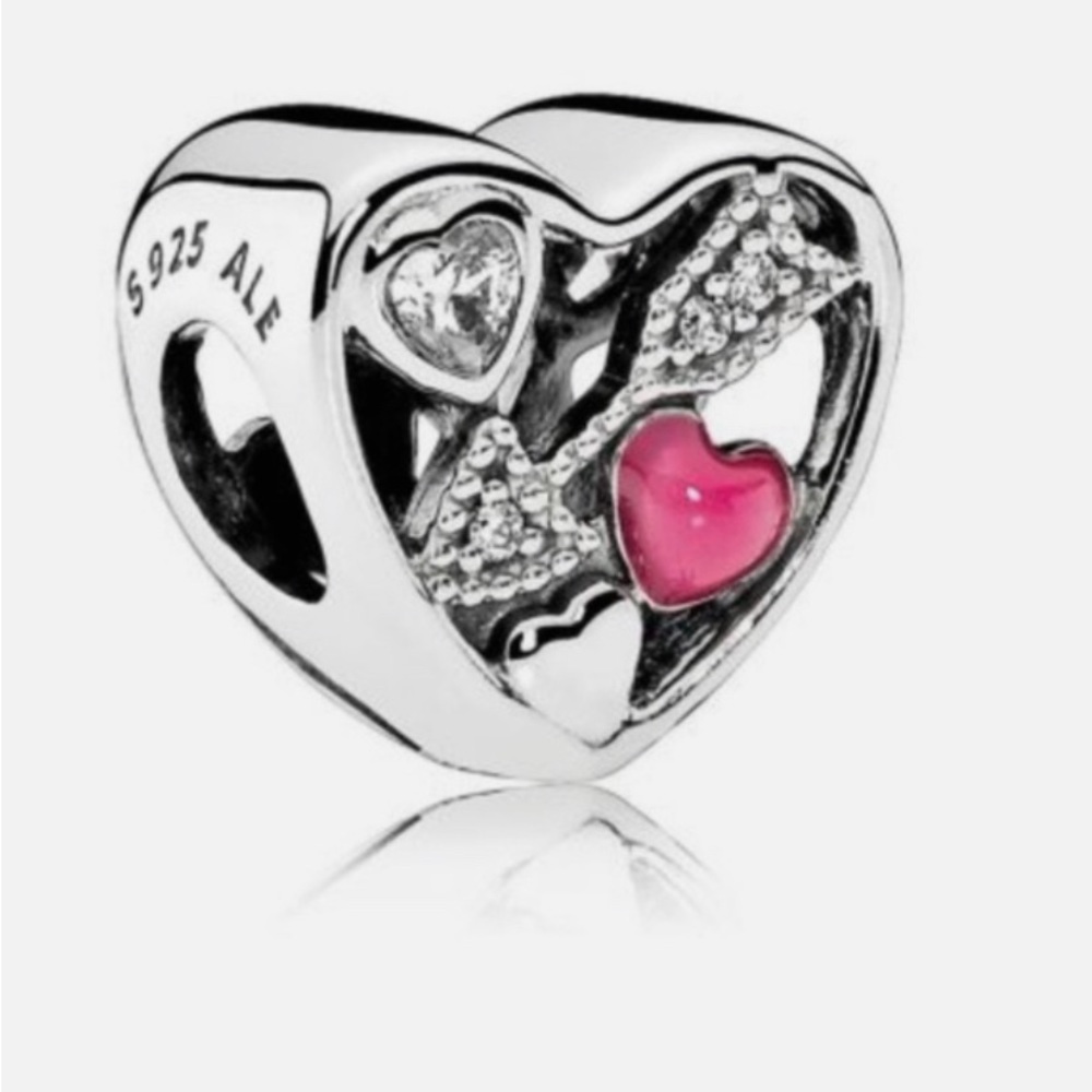 Pandora Struck By Love Heart Charm